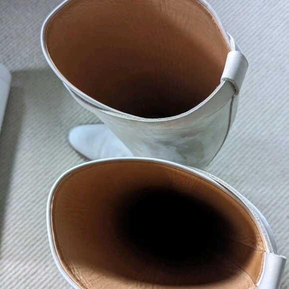 Hermès jumping boots beige suede - Picture 2 of 7